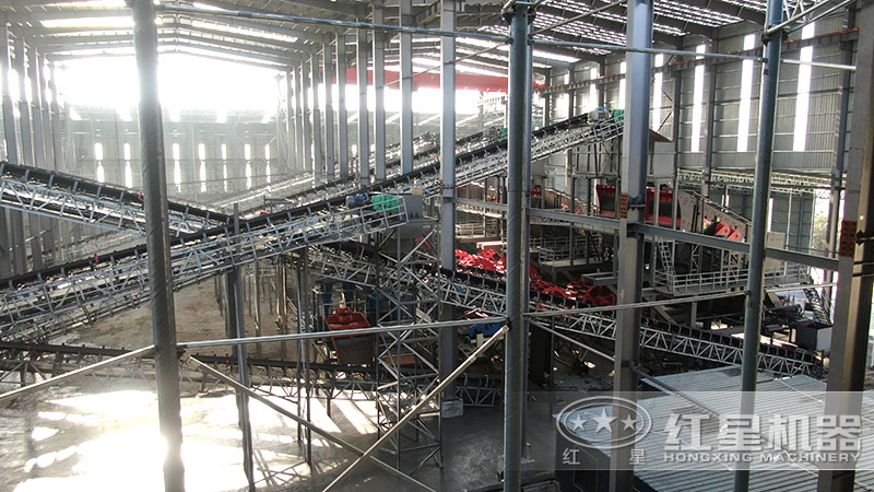 石子機(jī)生產(chǎn)線多少錢一套，附現(xiàn)場案例